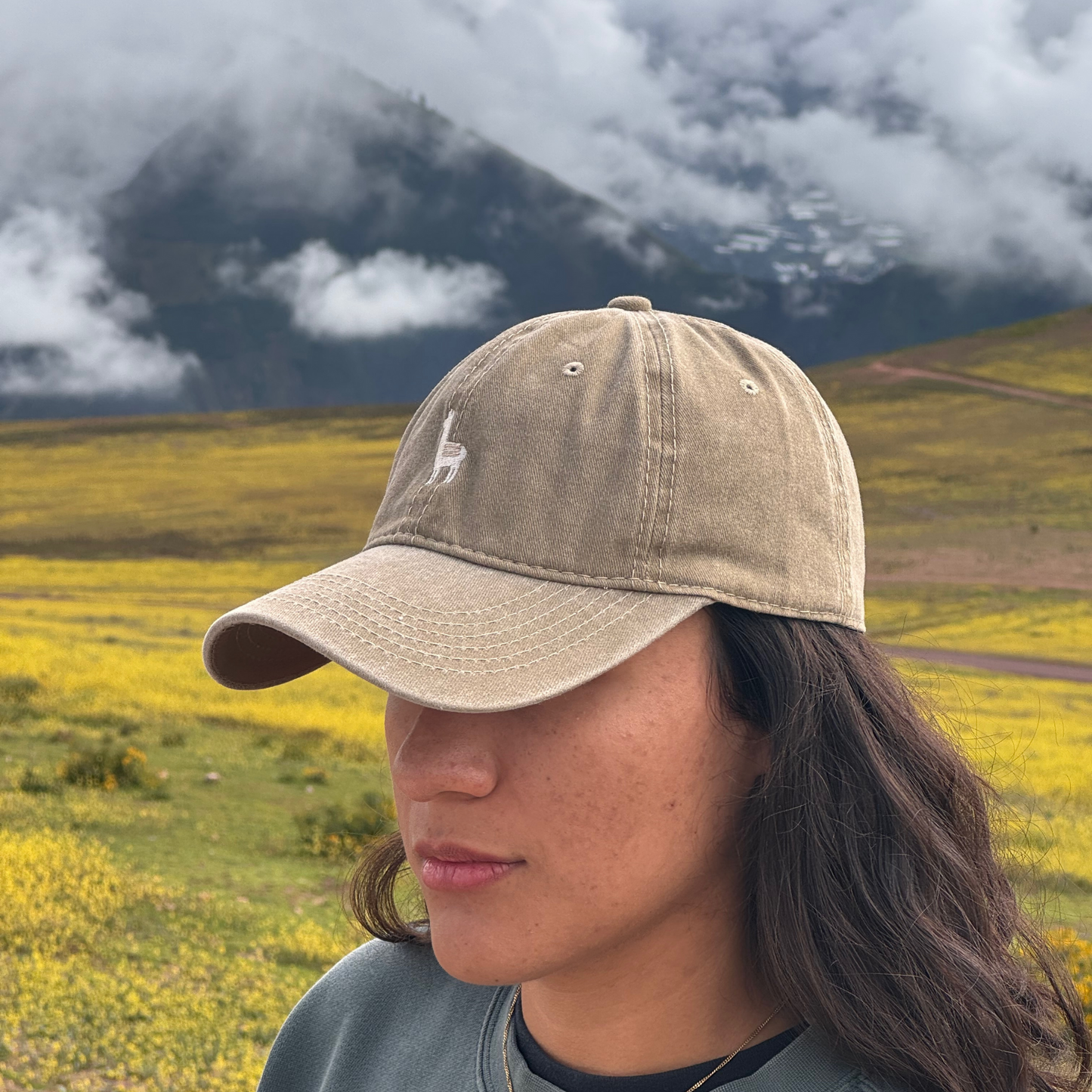Gorro Llama Beige
